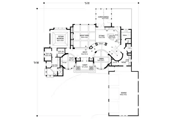 Main Level Floor Plan