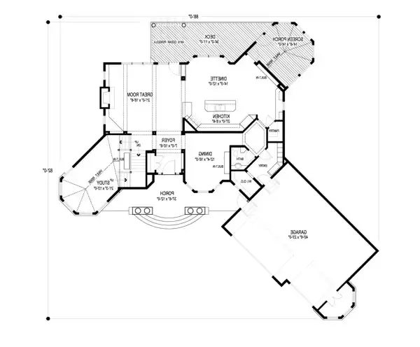 Main Level Floor Plan