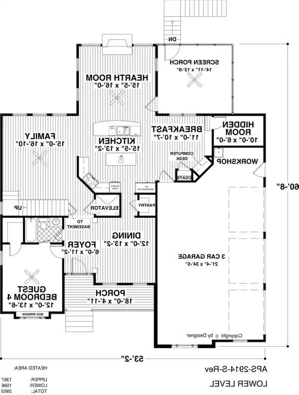 Lower Level Floorplan