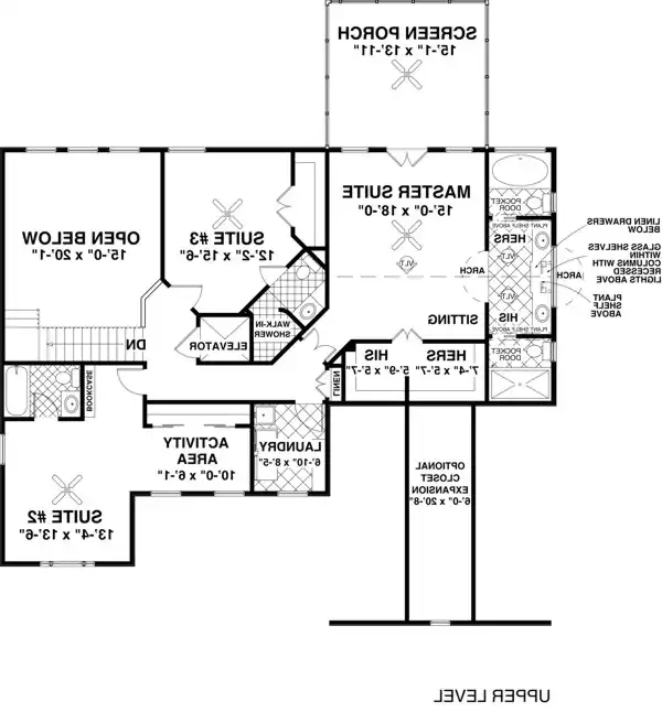 Upper Level Floorplan