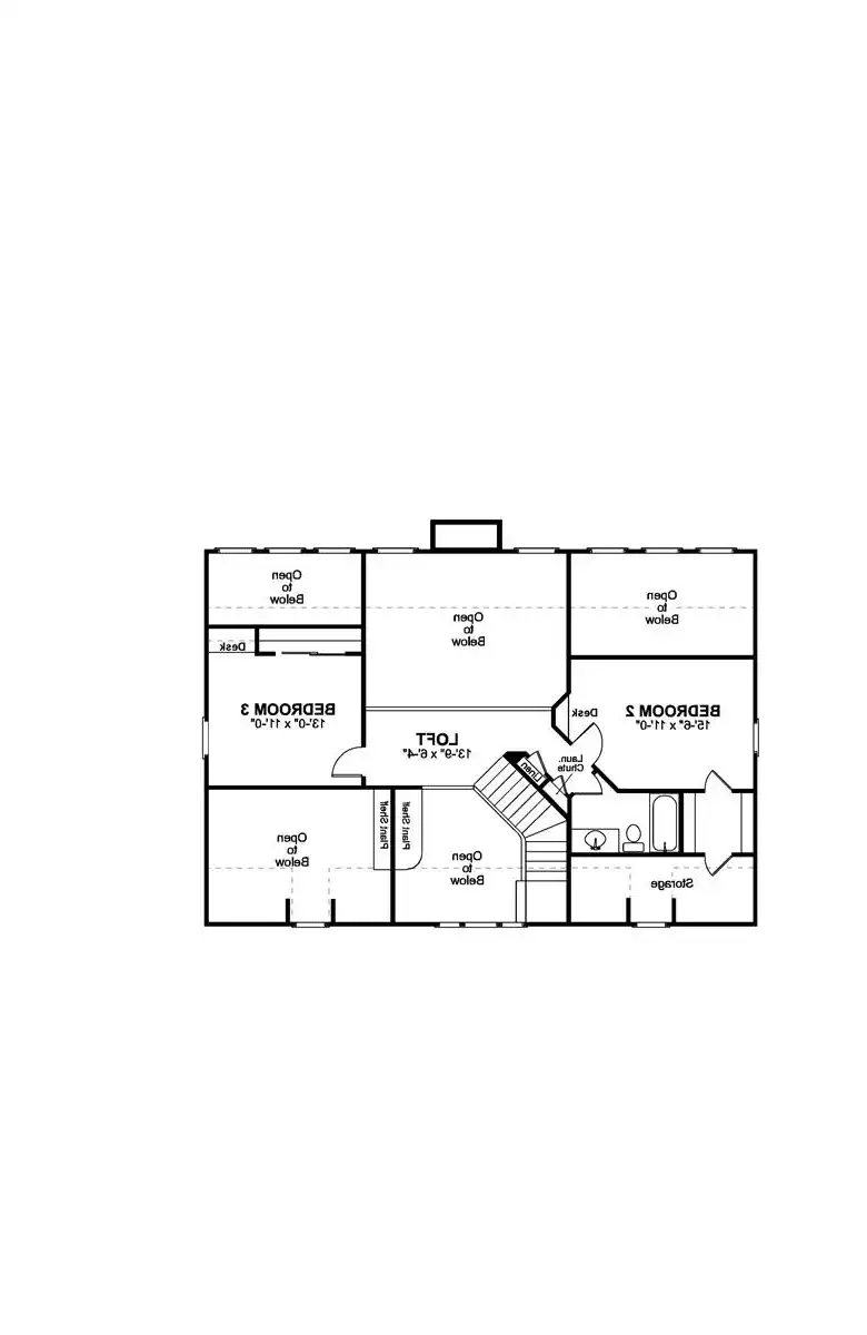 Upper Level Floor Plan