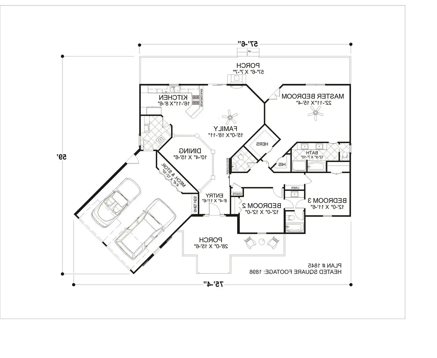 Main Level Floor Plan