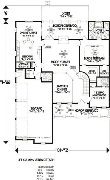 Main Level Floor Plan