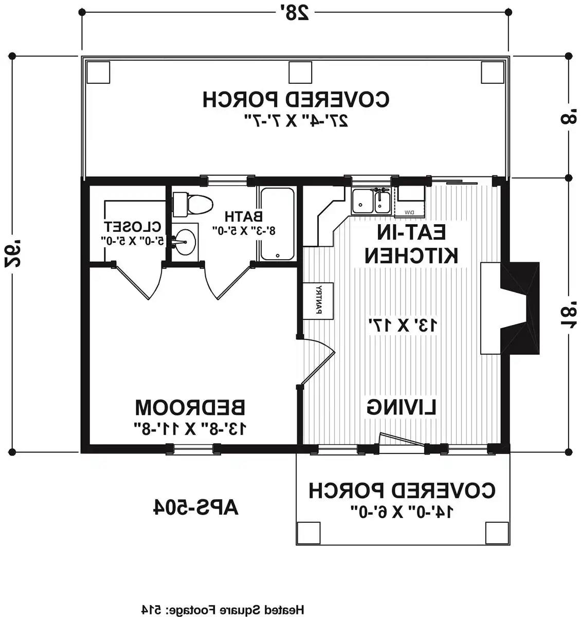 Main Level Floor Plan