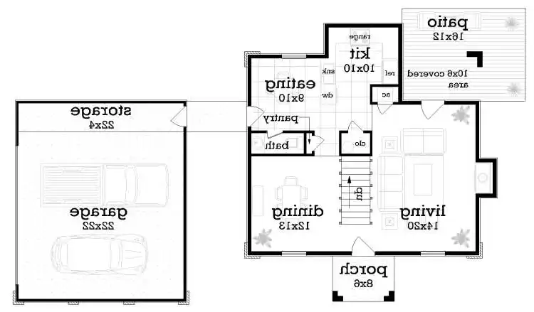 Main Level Floor Plan