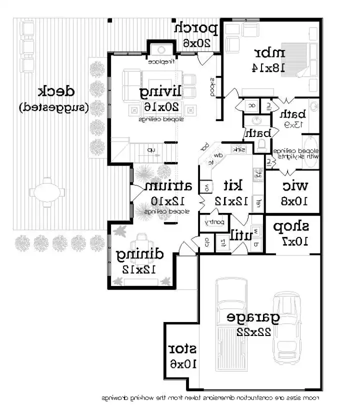 Main Level Floor Plan