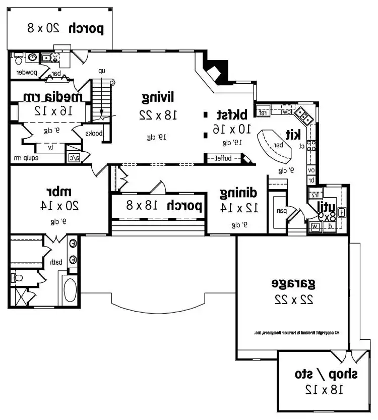 Main Level Floor Plan