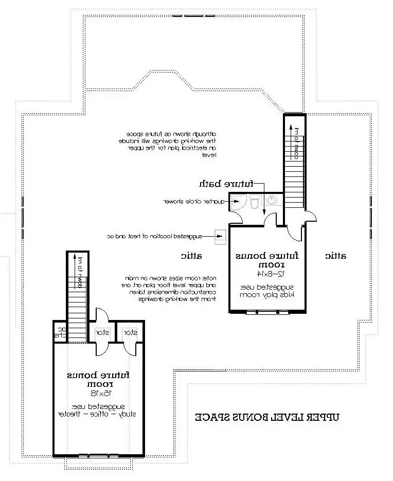 Upper Level Bonus Rooms