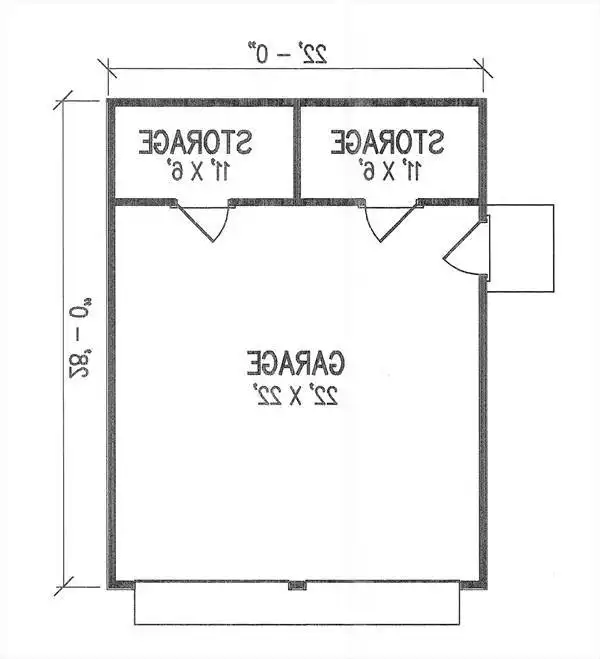 Optional Garage Plan