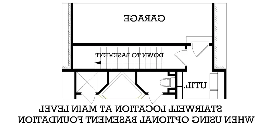 Main Level Basement Stair Location