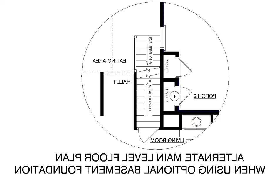 Optional Basement stair location
