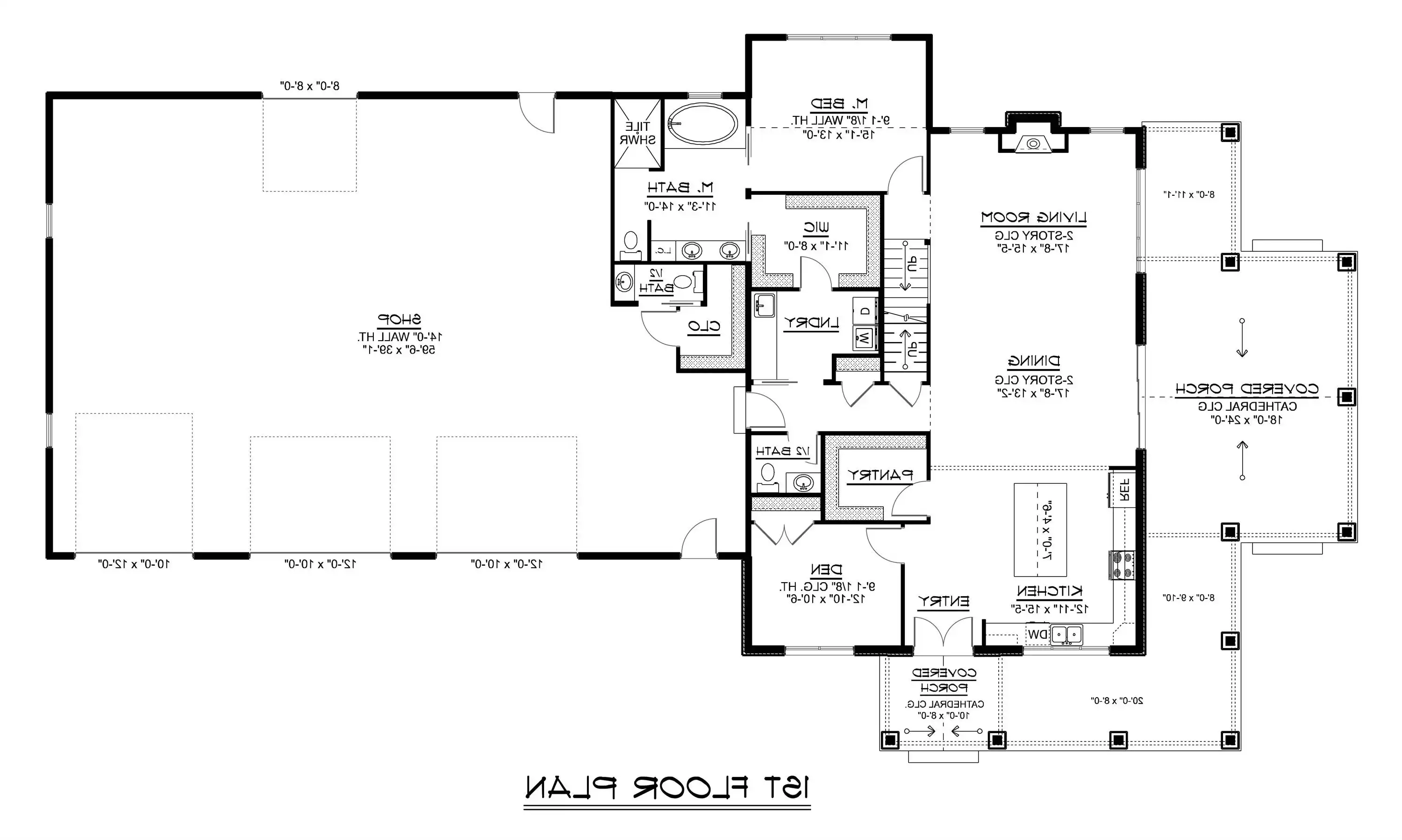1st Floor with Basement Stairs