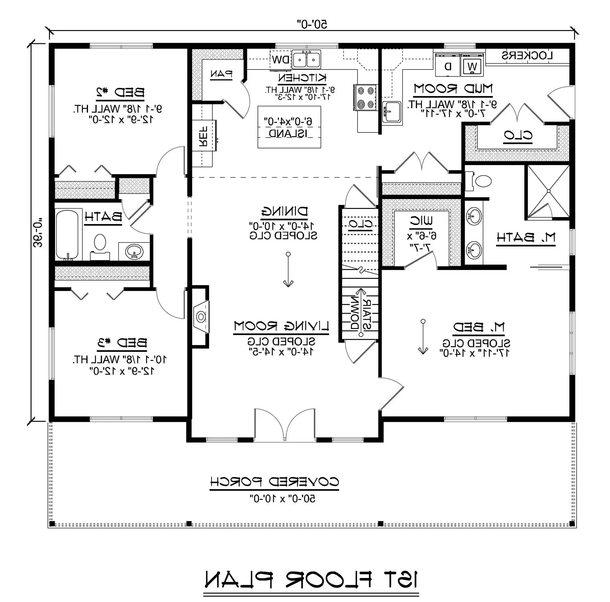 1st Floor With Basement Stairs