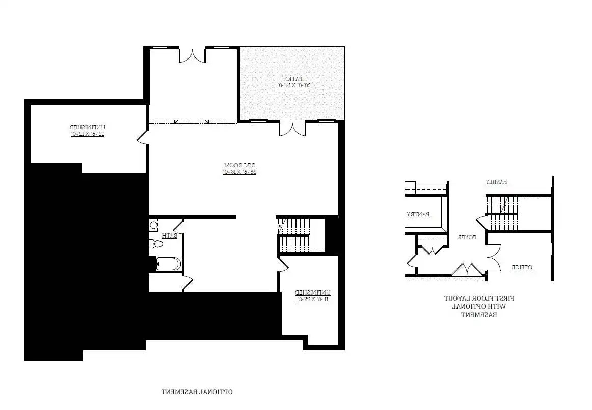Optional Basement Plan