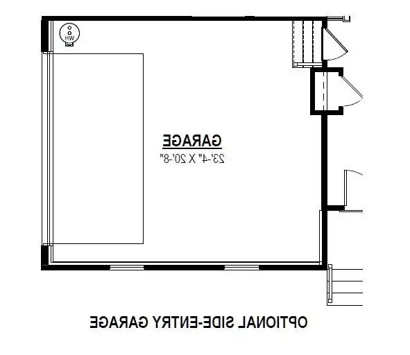 Optional Side-Entry Garage