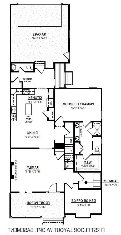 Basement Stair Location