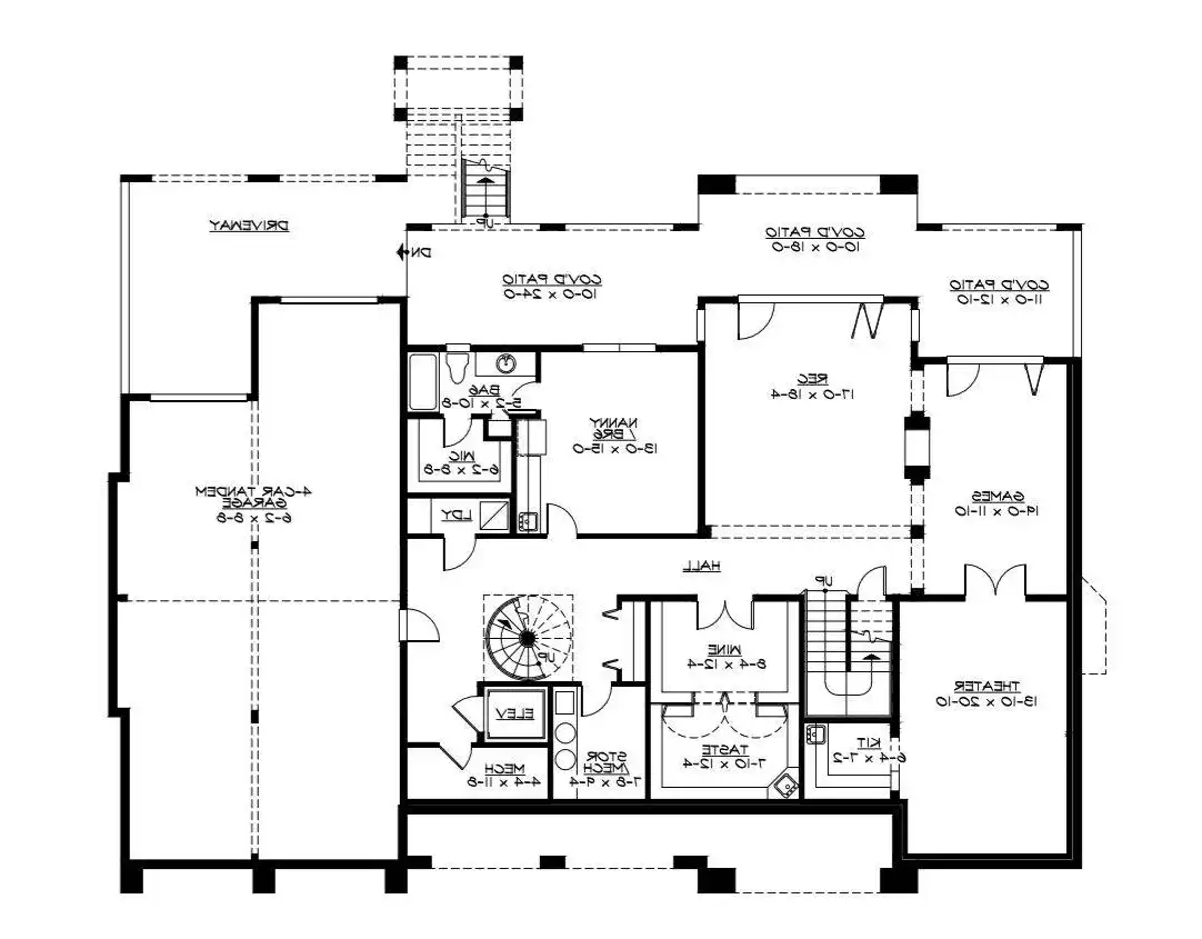 Lower Level Floor Plan