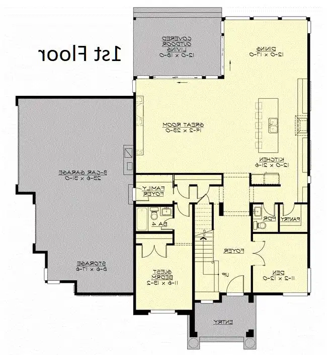 1st Floor Plan