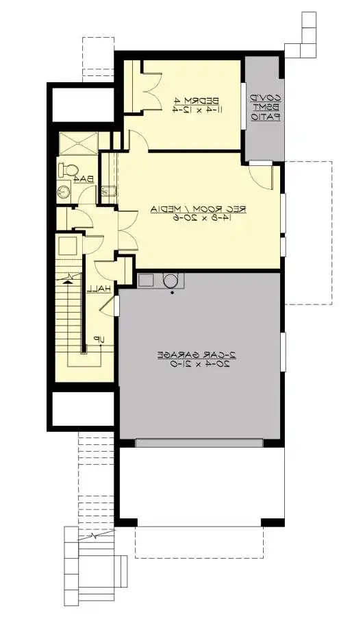 Lower Level Floor Plan