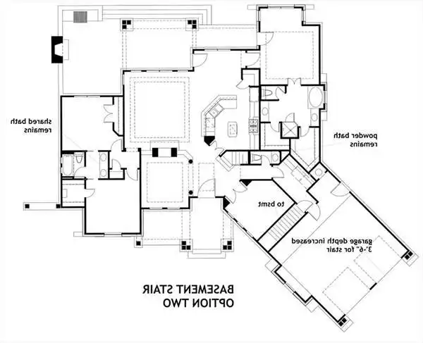 Basement Stair Location: Option 2