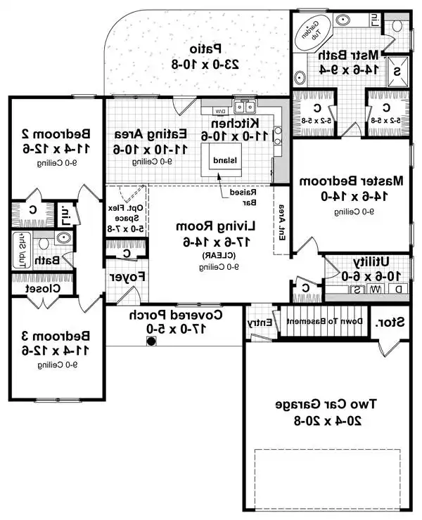 1st Level Floorplan