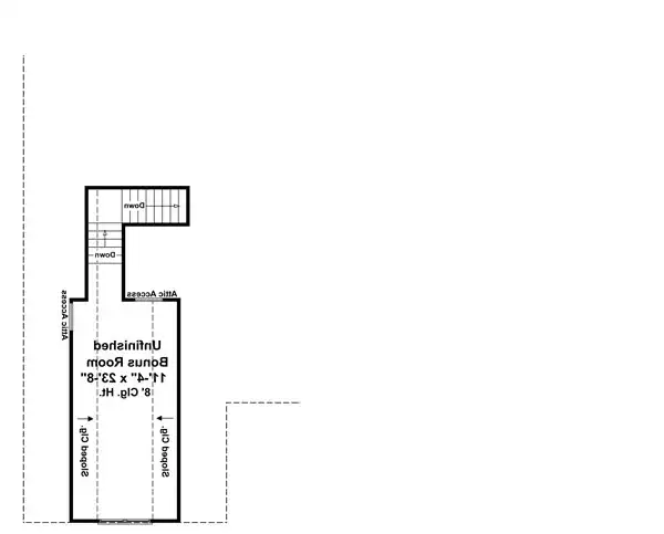 Bonus Room Floorplan