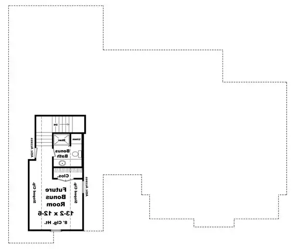Bonus Room Floorplan