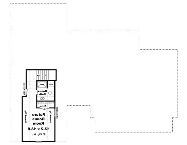Bonus Room Floorplan