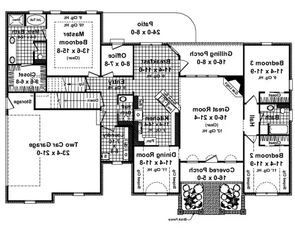 1st Level Floorplan