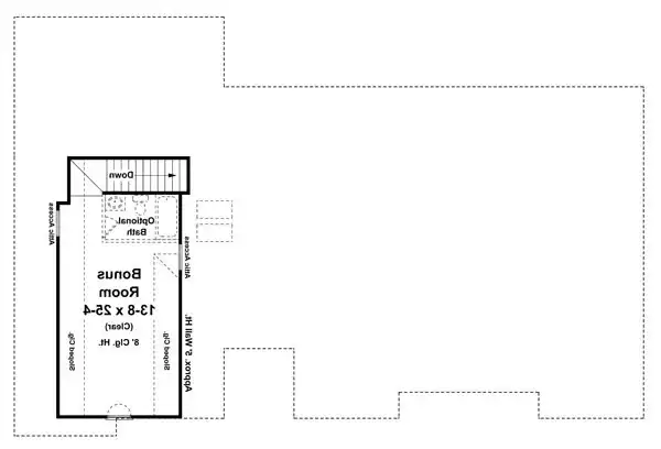 Bonus Room Floorplan