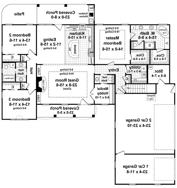 1st Level Floorplan
