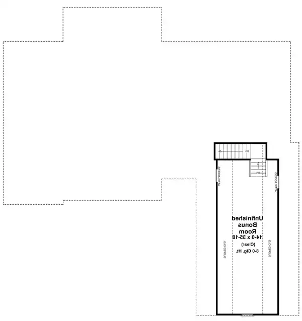 Bonus Room Floorplan