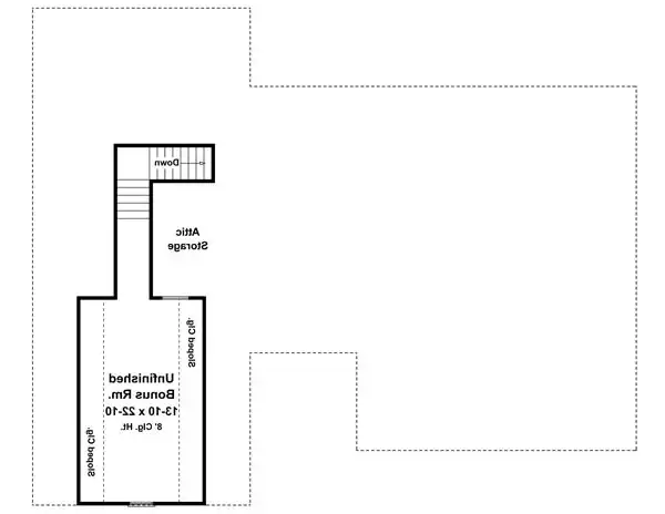 Bonus Room Floorplan