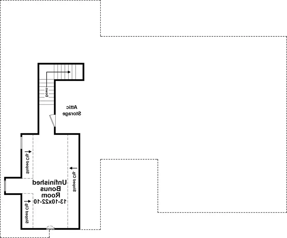 Bonus Room Floorplan