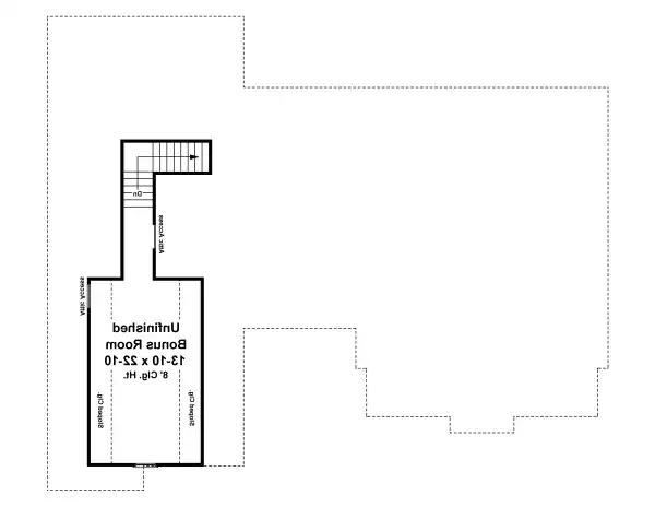 Bonus Room Floorplan