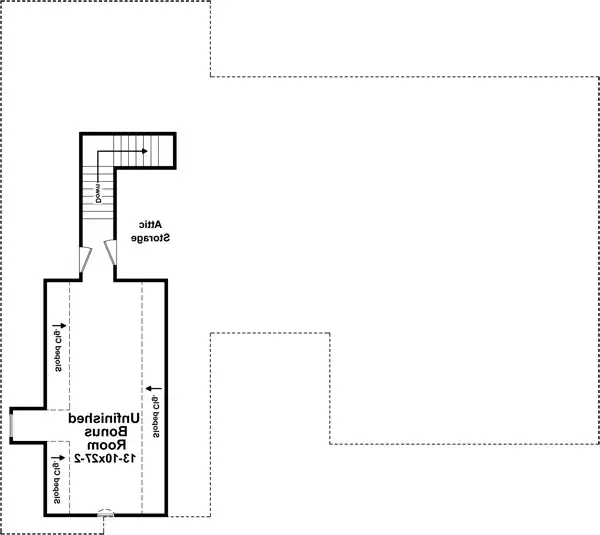 Bonus Room Floorplan