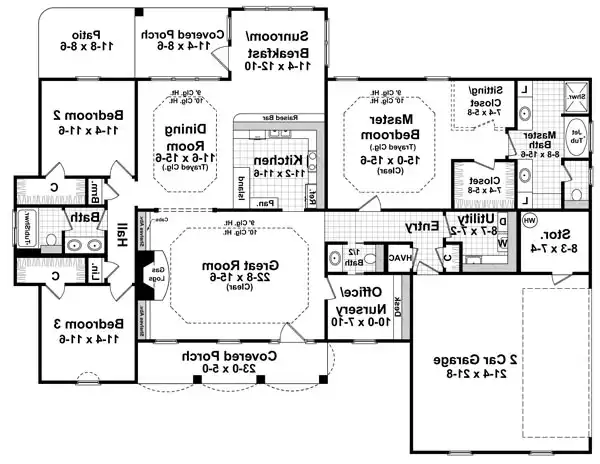 1st Level Floorplan