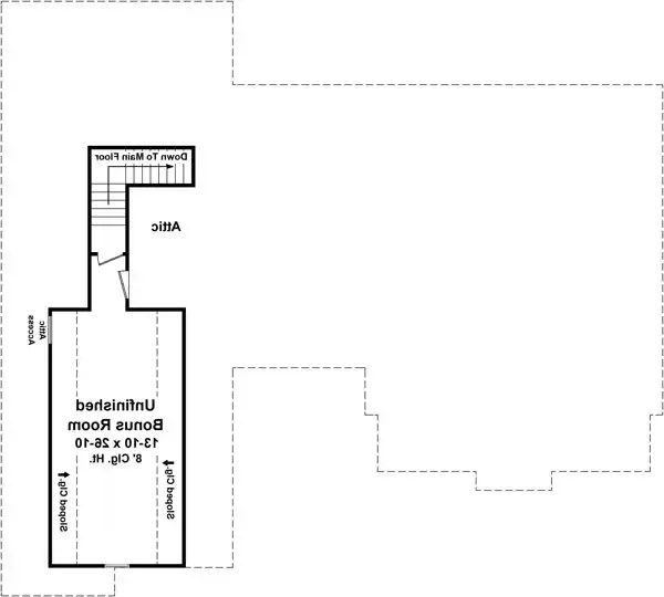 Bonus Room Floorplan