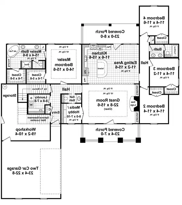 1st Level Floorplan