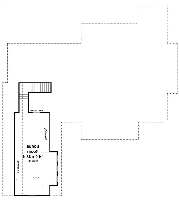 Bonus Room Floorplan