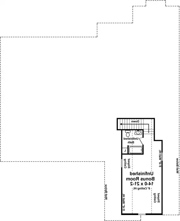 Bonus Room Floorplan