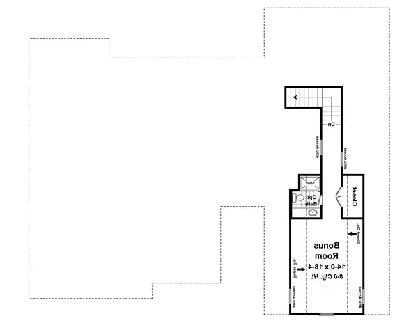 Bonus Room Floorplan