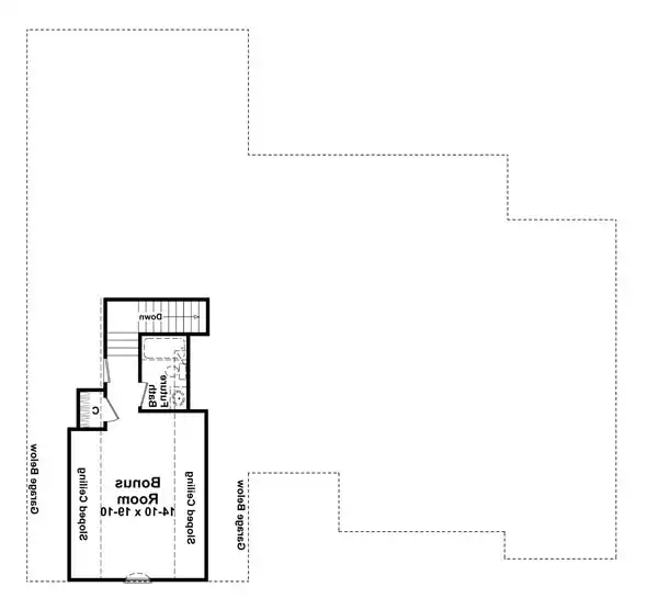 Bonus Room Floorplan