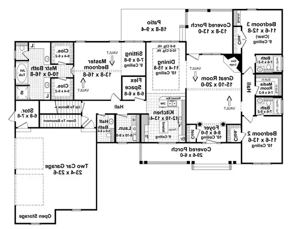 1st Level Floorplan