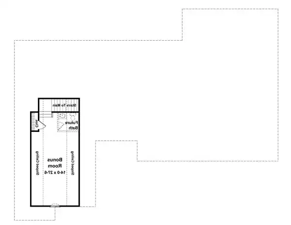 Bonus Room Floorplan