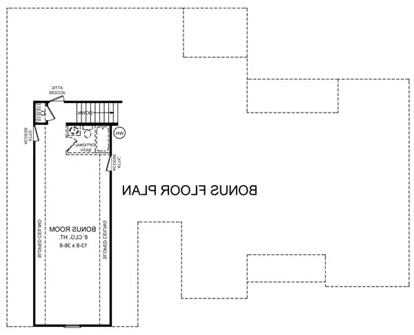 Bonus Room Floorplan