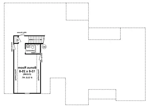 Bonus Room Floorplan