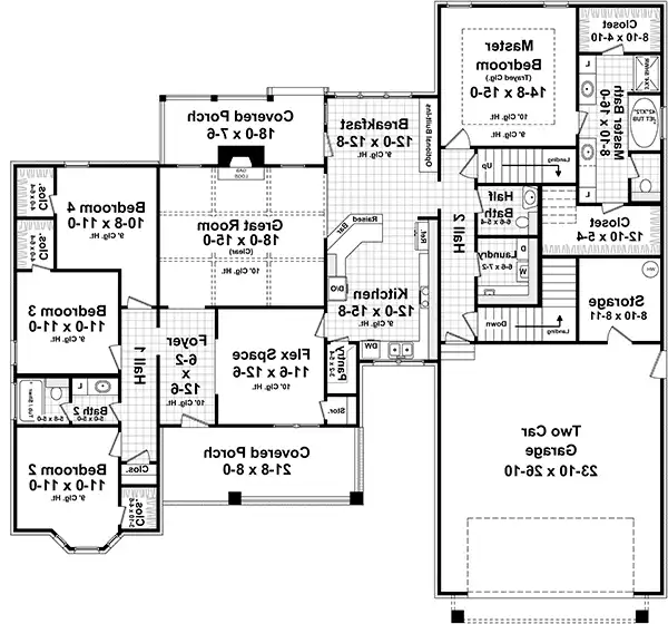 1st Level Floorplan