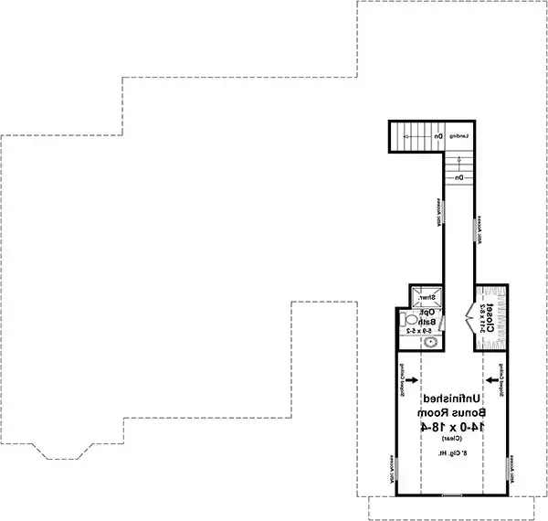 Bonus Room Floorplan