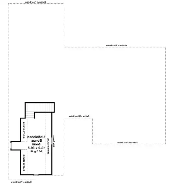 Bonus Room Floorplan